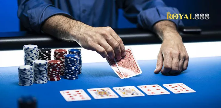 Actions when playing poker